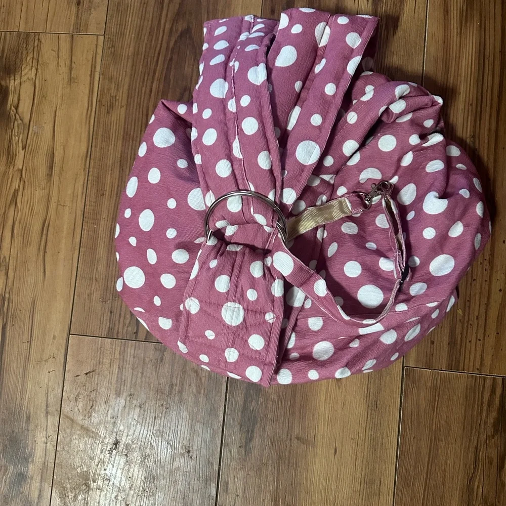 Kensie pet carrier Pink and White Polka Dot Bag